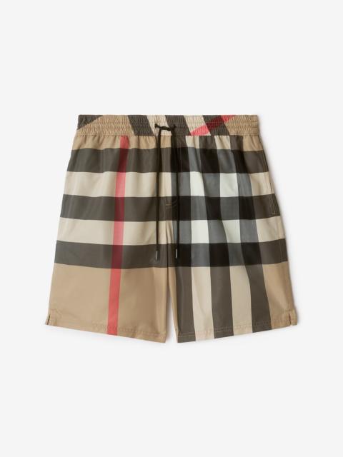 Burberry Check Swim Shorts