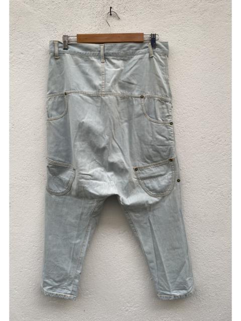 Other Designers Issey Miyake - Mercibeaucoup Jevous Enprie Inspired Drop Crotch Pants