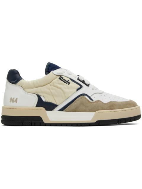 Rhude RHUDE RACING SNEAKERS (NAVY/TAN/WHITE)