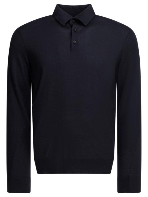 ZEGNA Zegna Cashmere Polo Sweater