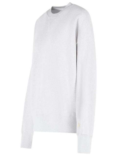 Golden Goose Golden Goose 'Star' Melange Grey Cotton Sweatshirt Women