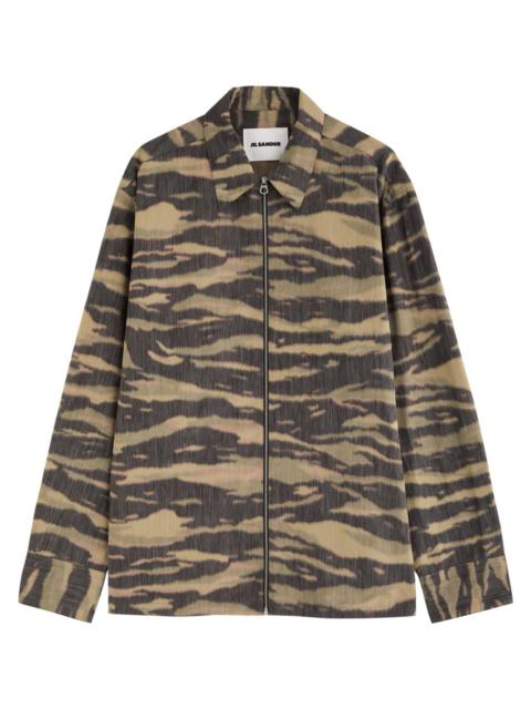 Jil Sander Printed Taffeta Overshirt