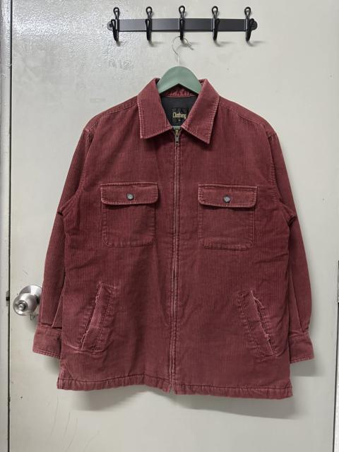Other Designers Vintage CLOTHING Fleece Lined Double Pocket Corduroy Jacket