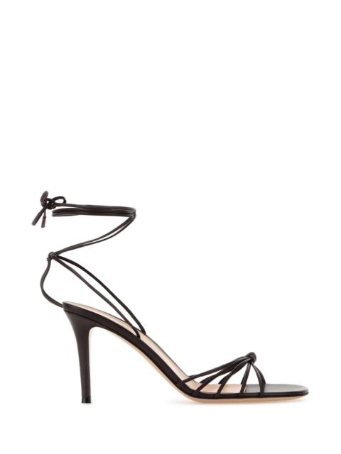 Gianvito Rossi Gianvito Rossi Women Plum Nappa Leather Gwyneth Sandals