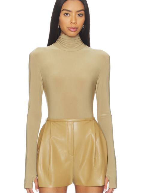 NORMA KAMALI Long Sleeve Turtle Bodysuit