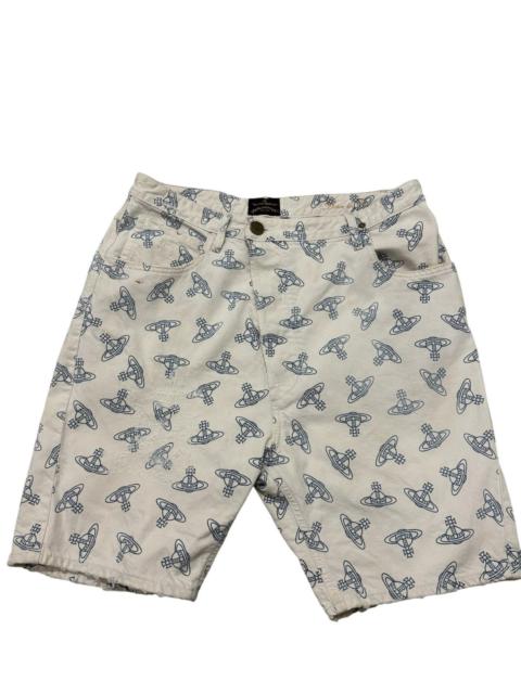 Vivienne Westwood 🔥 rare Vivienne westwood x Anglo Mania monogram short denim