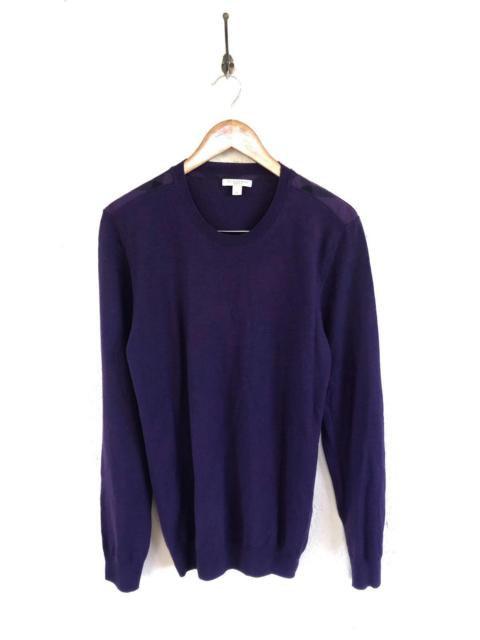 Burberry Burberry Brit Merino Wool Nova Check Purple Sweater