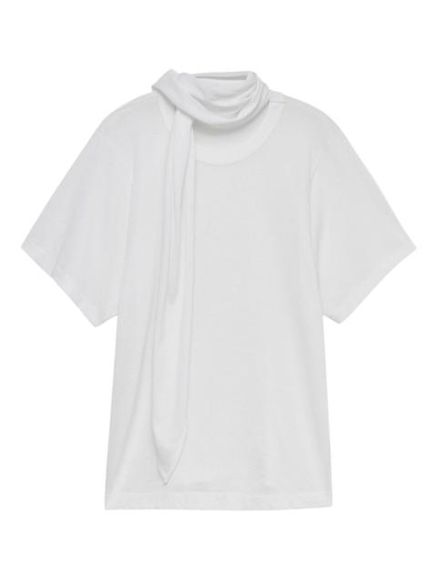 BITE Studios neck-tie short-sleeve T-shirt