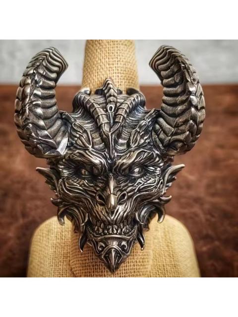 Other Designers Jewelry - Demonic Dragon Horn Ring - Gothic Fantasy Statement Piece |
