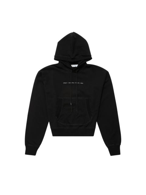 Off-White Off-White Tornado Arrow Over Flatlock Hoodie 'Black/Multicolor'