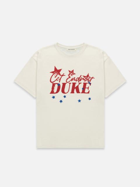 DUKE + DEXTER Duke Cet Endroit Vintage White T-Shirt