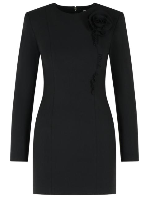 ROTATE Rotate Black Crêpe Mini Dress Women