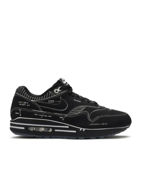Nike AIR MAX 1 'SKETCH TO SHELF - BLACK'