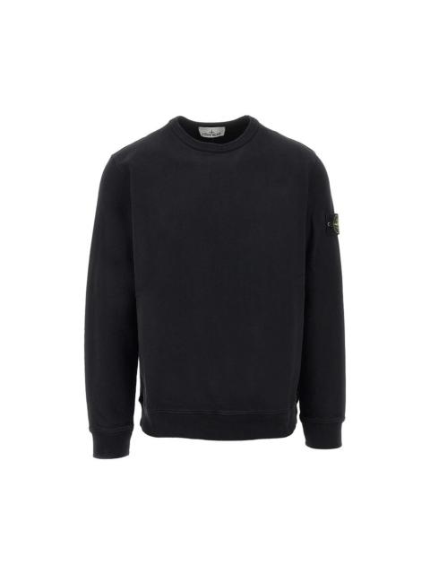 Stone Island Stone Island Crewneck Cotton Sweatshirt Black Men