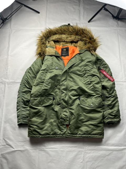 ALPHA INDUSTRIES RARE VINTAGE ALPHA INDUSTRIES PARKA HOODIE JACKET TYPE N-3B