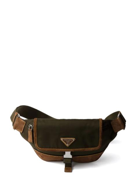 Prada Prada Men Re-Nylon And Suede Belt Bag