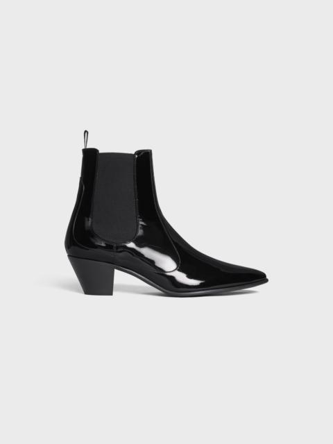 CELINE HECTOR CHELSEA BOOT in PATENT CALFSKIN