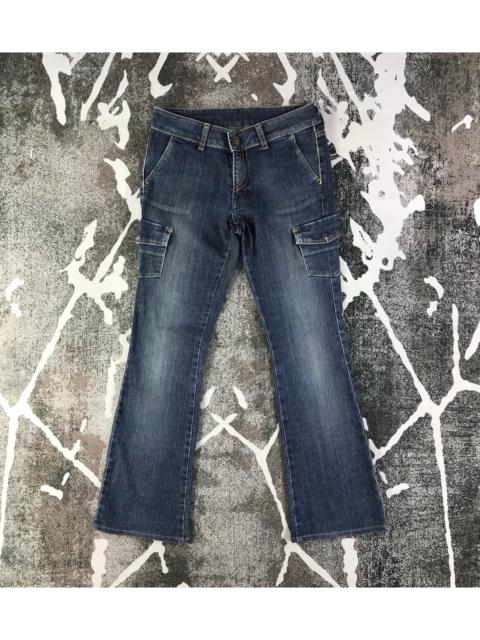 Other Designers Japanese Brand - Japanese Brand Cargo Denim Multipocket Flare Jeans