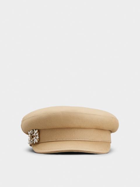 Broche Vivier Sailor Cap in denim