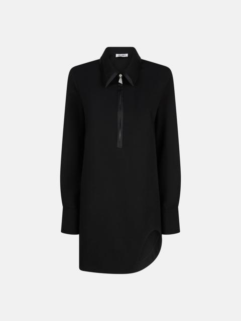 THE ATTICO BLACK MINI DRESS