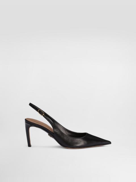 Dolce & Gabbana Polished goatskin slingbacks