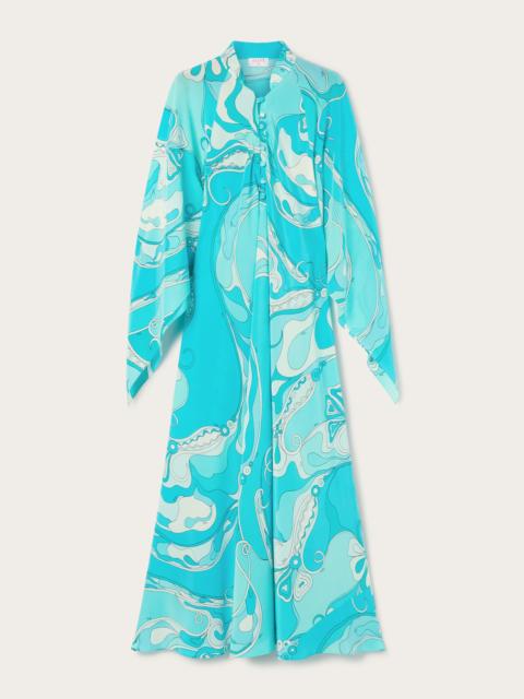 PUCCI ORCHIDEE PRINT LONG KAFTAN