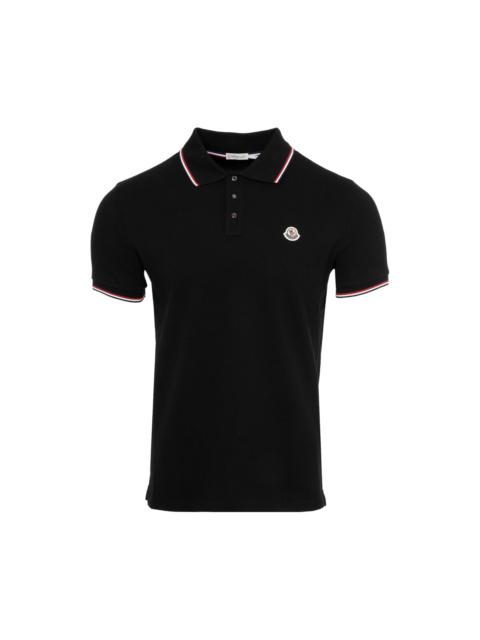 Moncler Moncler Maglia Polo Shirt 'Black'