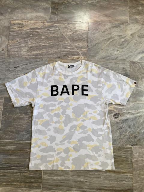 A BATHING APE® Bape White Camo - GITD Shirt