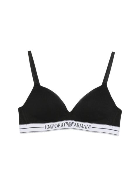EMPORIO ARMANI Logo padded bra