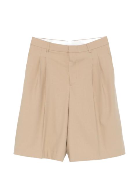 AMI Paris Ami Paris Wide Leg Pleated Shorts