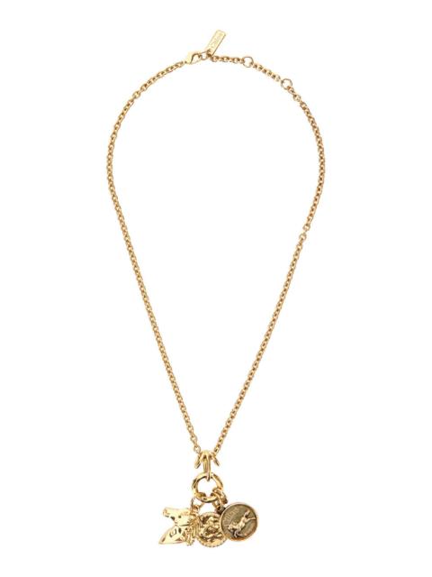 Chloé Chloé Women Necklace With Hook Closure And Three Charms With Brass Logo For Women