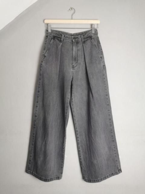 Other Designers Japanese Brand - GU Wide Leg Denim Jeans