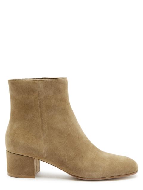 Gianvito Rossi Camoscio Stivale 45 suede ankle boots