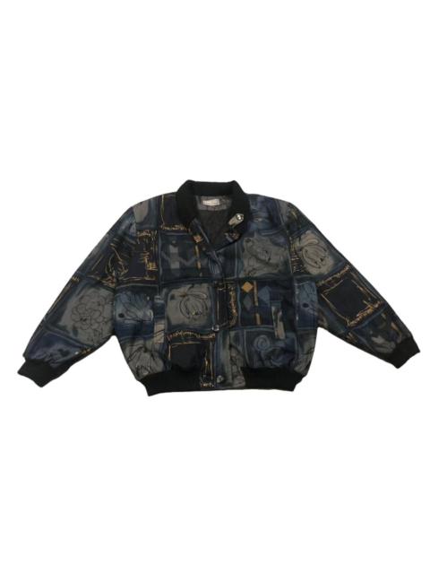 Japanese Brand - Japanese Sophiscated Full Print Bomber Jacket Style