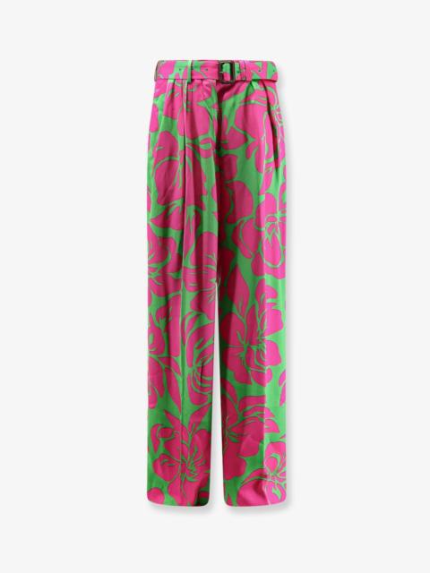 Dries Van Noten Dries Van Noten Peaches Bis Viscose Trousers Pink
