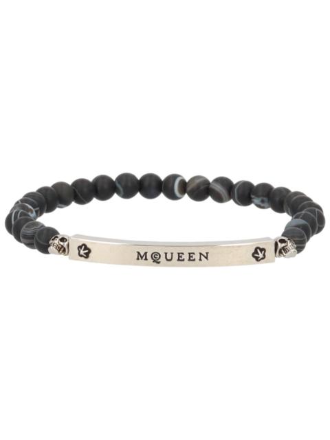 Alexander McQueen Alexander Mcqueen Men Logo Bracelet