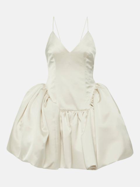DANIELLE FRANKEL Bridal Estelle satin twill minidress