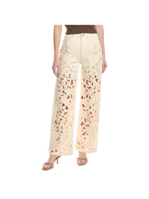 rag & bone rag & bone Logan Ecru Wide Leg Jean