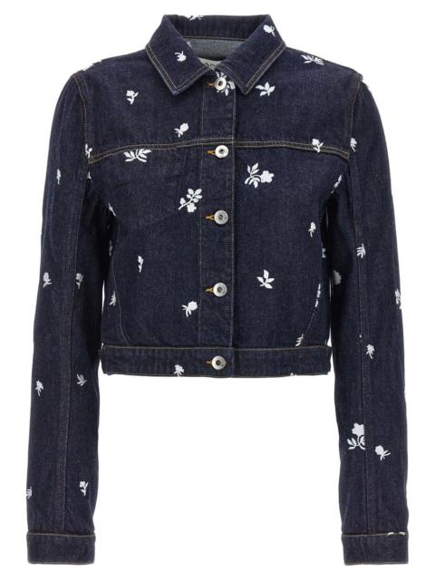 LANVIN FLORAL EMBROIDERY JACKET