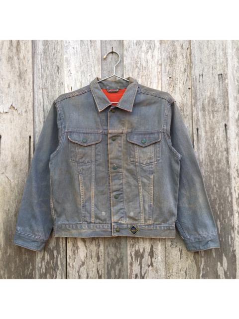 Other Designers Vintage - Vintage LUCKY By Maruo Clothing Inc Denim Trucker Jacket