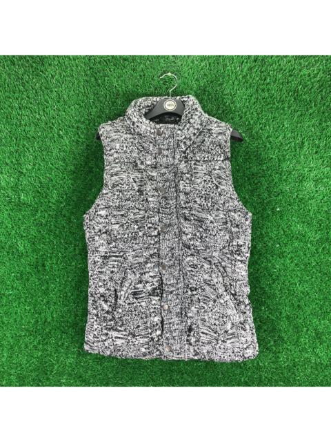 Other Designers Tracey Vest - Vintage Knit Puffer Vest by In The Attic