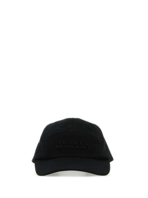Isabel Marant Women Black Cotton Tedji Baseball Cap