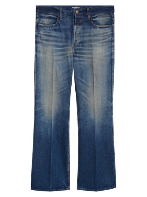 Fear of God Fear of God 70s Relaxed Bootcut Jeans in Mid Indigo at Nordstrom