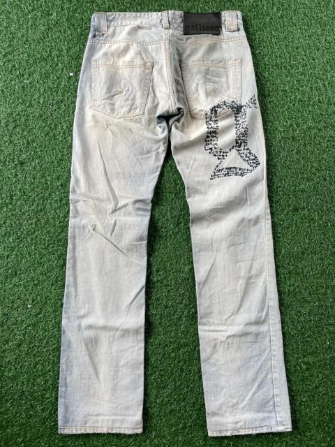 Other Designers Galliano - ⚡️Vintage Galliano Large Embossed Rubber Type Logo Jeans