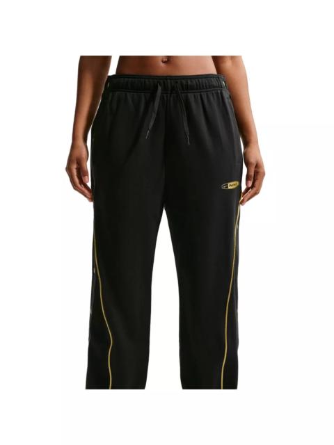Nike Women's Fleece Tearaway Pants -Black/Gold