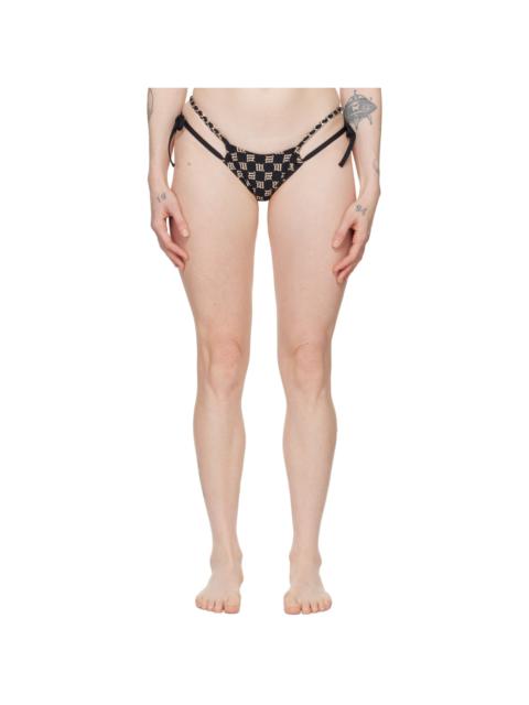 MISBHV SSENSE Exclusive Black Monogram Bikini Bottom