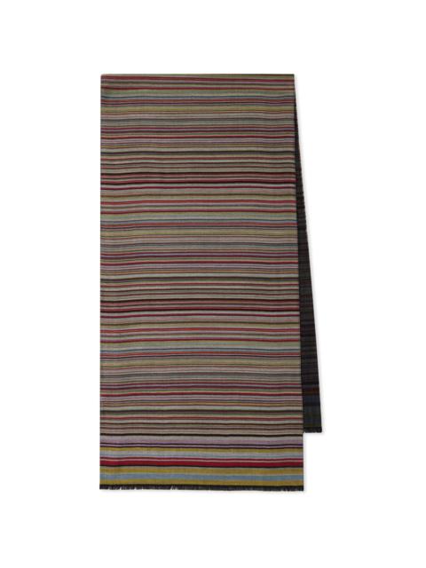 Signature Stripe scarf