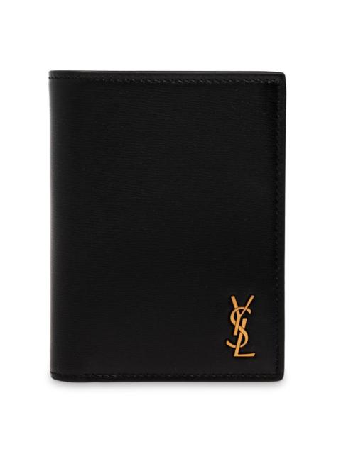 SAINT LAURENT Saint Laurent Tiny Cassandre Single-Fold Wallet