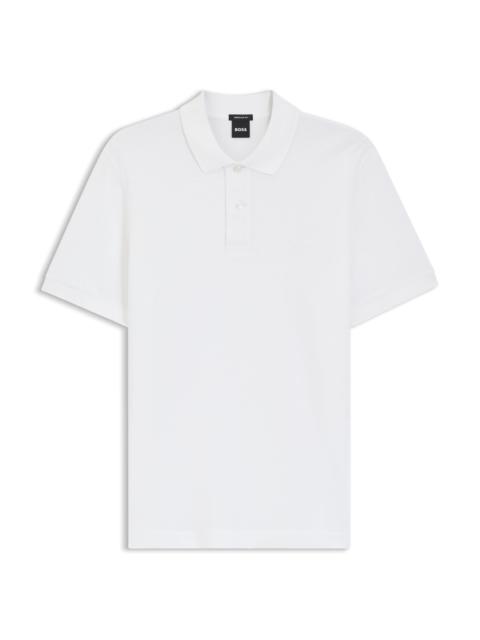 BOSS PALLAS POLO SHIRT IN COTTON PIQUÉ WITH EMBROIDERED LOGO
