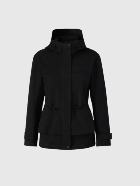 MACKAGE KAORI-LVS Hybrid jacket with peplum detail